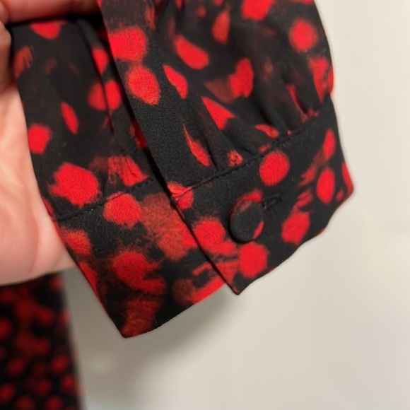 Michael Kors - 6, red/black animal print dress - Picture 7 of 11